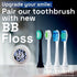 Brushmo Whitening Replacement Toothbrush Heads, Compatible with Philips Sonicare, 8 Medium Firm Diamond-Shape Heads