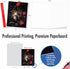 The Best Card Company - 10 Boxed Note Cards with Flowers, Blank Assorted Floral Notecards Bulk, Baroque Blooms M10020BK