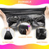 8 Gallon Drawstring Trash Bags, 30 Liter Black Garbage Bags, 160 Count