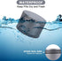 Metal Pill Box Pill Case - Waterproof Travel Medicine Organizer Single Round Aluminum Alloy Storage Daily Pill Container Multitool EDC Every Day for Vitamin, Fish Oil Gray Big Size