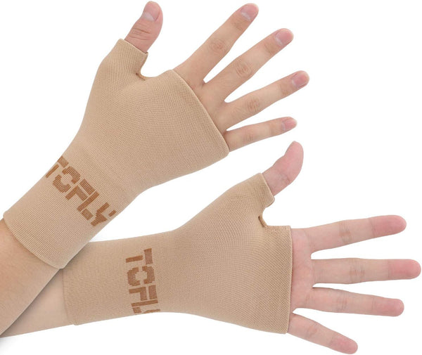 Compression Wrist Sleeves with Thumb Support for Joint Pain, Tendonitis, Sprain, Hand Instability