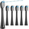 Toothbrush Replacement Heads, 6 Pcs Compatible with Waterpik Sonic Fusion SF01 SF02 / Sonic Fusion 2.0 SF03 SF04, Black
