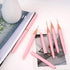 Nail Art Liner Brushes, 5Pcs Painting Brush Set for Long Lines, Thin Details, Fine Drawing Sizes 4/8/12/20/25mm (Pink)