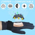 Copper Arthritis Gloves with Adjustable Wrist Strap for Men and Women, Full Finger Compression Gloves for Pain Relief