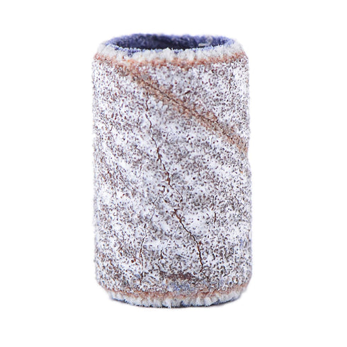 SpeTool 100Pcs Sanding Ring Bands, 150 Grinding Polisher for Nail Drill Files, Gel Nail Removing, Zebra