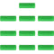 10 Pieces Aligner Trays Seater for Aligner Chompers Orthodontic Dental Aligner (Green)