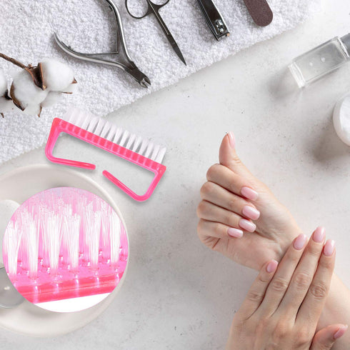 MORGLES Nail Polish Remover Clips Kit, 10 Pcs Nail Clips, 300 Pcs Cotton Pads, Glass Shiner, Cuticle Pusher