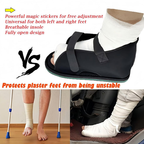 Yodilala Adjustable plaster shoes postoperative shoes, medical walking shoes with Magic sticker, suitable for foot