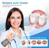 Cordless Water Dental Flosser, JNGOODS 300ml Rechargeable Oral Irrigator, IPX7 Waterproof, 4 Modes, 4 Jet Tips (White)
