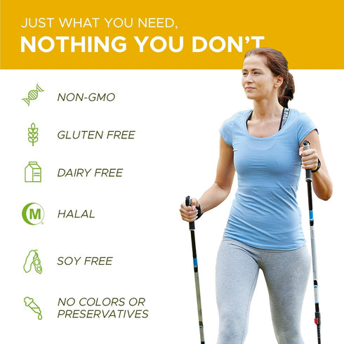 Noor Vitamins Halal Vitamin D3, 5000 IU Softgels, 60 Count, Supports Bone, Immune & Heart Health, Non-GMO, Gluten Free