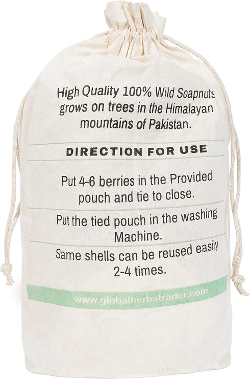 Cure Wid Pure Organic Soap Nuts, Deseeded, 1lb/450g, Eco-friendly Soap Nuts Laundry Detergent, Non-toxic.