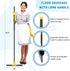 18'' Rubber Squeegee Broom with 60'' Long Handle for Floor Cleaning, Heavy Duty Household Wiper