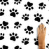 Hi Sasara 30 Sheets Large 20 x 28 inch Dog Paw Print Tissue Paper Bulk Black and White Dog Paw Print Tissue Paper for Gift Bags Dog Paw Print Tissue Paper for Birthday Holiday by Hi Sasara