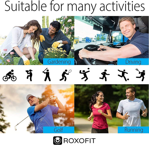 ROXOFIT Calf Brace for Torn Calf Muscle - Adjustable Neoprene Compression Support Wrap for Lower Leg Injury, Strain