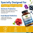 Terranics Probiotics 60 Billion CFU - 20 Strains, 60 Veg Capsules, Shelf Stable Supplement for Digestive Health