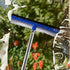 72" Window Squeegee for Cleaning: Long Handle Tool with Rubber Blade and Sponge Scrubber for Home and Car