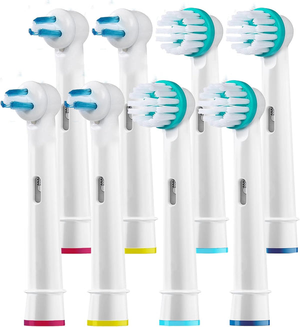 Replacement Brush Heads for OralB Braun Professional, 8 Pack Compatible Orthodontic Electric Toothbrush Head