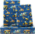 NEPOG Road Under Construction Excavator Tractor Dump Truck Wrapping Paper for Kids Boys,
