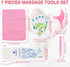 ZYNERY Reflexology Socks with Massage Tool, Acupressure Socks & Gloves for Foot Pain Relief, Women's, Pink