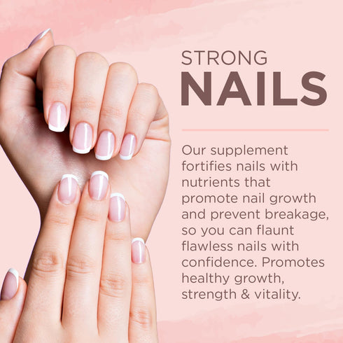 Hair Skin and Nails Vitamins, 120 Softgels | 5000mcg Biotin with Vitamin C, E, Collagen, and Hyaluronic Acid