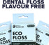 Naturals Dental Floss - Biodegradable White Unflavored Tooth Floss Made of Organic Bamboo, 50m