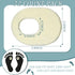 72 Pieces Felt Callus Cushions, Oval Adhesive Pads for Foot Pain Relief, Soft Breathable Corn Cushions for Men and Women
