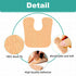 66 Pcs U Shaped Felt Callus Pads, Self-Stick Cushions for Pain Relief, Forefoot Foot Pads for Men and Women