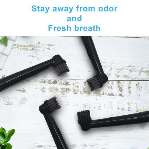 WuYan 16pcs Bamboo Charcoal Brush Heads for Oral B, Replacement Heads for Pro Health/Triumph/Advance Power
