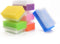 Special Supplies Baby Bath Sponges (6 Pack) - Soft Foam Sensory Scrubber with Cradle Cap Brush for Infant, Toddler Skin