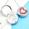 JEKYQ Pill Box Pill Case for Woman Weekly Pill Organizer with 3 Compartments