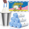 4 Gallon Drawstring Trash Bags 1.1 Mil - 120 Count Unscented Small Garbage Bags for Bathroom, 15 Liter