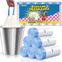 4 Gallon Drawstring Trash Bags 1.1 Mil - 120 Count Unscented Small Garbage Bags for Bathroom, 15 Liter