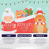 SpaLife Santa's Squad Hydrating Facial Masks, 12 Pack for Moisturizing and Soothing Beauty