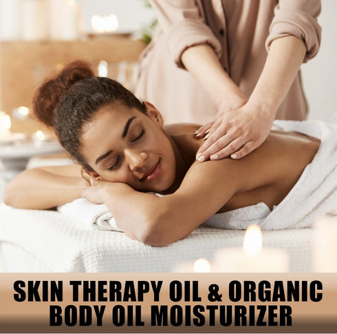 Set Almond Massage Oil for Couples Date Night, with Massage Roller Ball, Full Body Massage Oil for Massage Therapy