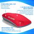 Kelaide 3/4 Orthotic Inserts for Plantar Fasciitis – Neutral Arch Support Insoles for Flat Feet and Heel Pain Relief