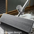 YIMCABDG 4 61" Hands Free Microfiber Mop with Washable Pads, Stainless Steel Handle, Efficient Flat Mop for All Hard