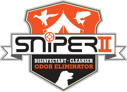 SNiPER II Disinfectant Cleanser and Odor Eliminator, 16 Ounce Spray Bottle for Outdoor Use