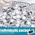 MCPINKY Coin Tissues - 580PCS Toilet Paper Tablets, Compressed Bulk Towels, Portable Travel Soft Wipes