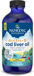 Nordic Naturals Arctic-D Cod Liver Oil, Lemon, 8 oz, 1060 mg Total Omega-3s + 1000 IU Vitamin D3, 48 Servings