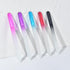 KADS 5 Pack Glass Nail File Set, Double Sided Crystal Fingernail Files for Manicure Care