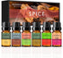 Spice Essential Oils Set - 6 Sweet & Warm Scents for Diffuser,