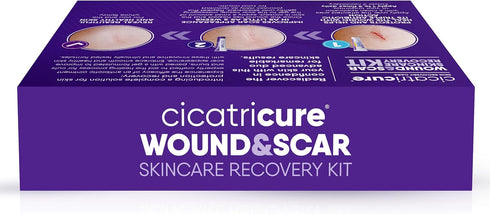 Cicatricure Skin Recovery Kit: Advanced Scar Gel & Open Wound Care Antibiotic Ointment, 1 oz Each
