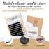 LASHVIEW Eyelash Extensions, Ellipse Flat 0.20mm D Curl 13mm, Mink Black, Individual Lashes