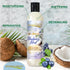 Coconut Blueberry Blast Leave-In Daily Conditioning Cream for Hair Softening, Detangling, Damage Repairing and Breakage Prevention 8 Fl. Oz. 240 ml.