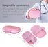 iouwei 7 161 Day Pill Container with Medicine Labels - Mini Medication Organizer (Purple, Labels)