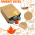 Dinifee 24 Pcs Fall Theme Gift Bags with Handles, Personalized Maple Leaves DIY Candy Bags for Autumn Holiday Party