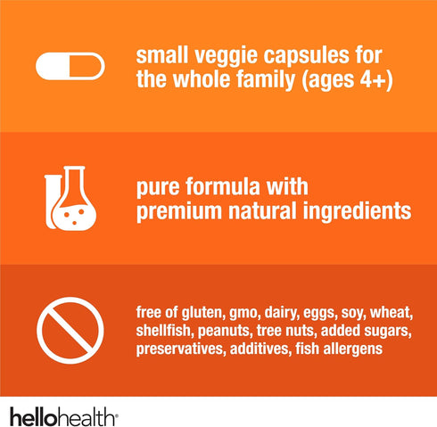 Daily Probiotic for Women, Men + Kids, 60 Count with Prebiotics, Probiotics, and Vitamin D3 for Gut Health