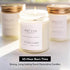 Craft & Kin Patchouli & Amber Scented Candle | 8 Oz, 45 Hour Long Lasting Classic Soy Spring Scented Candles