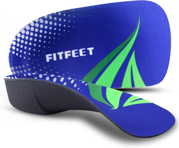 Unisex Arch Support Shoe Inserts - 3.5cm Firm EVA High Arch, Reduce Pressure on Feet and Knees