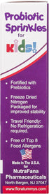 Probiotic Sprinkles Kids 10ct, Taste-Free Probiotic Powder Packets, Non-Dairy, Gluten & Sugar-Free